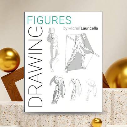 1 tập giấy vẽ phác thảo, dễ sử dụng cho người mới bắt đầu, hướng dẫn vẽ, thư giãn và giải trí, lựa chọn quà tặng tuyệt vời (Không bao gồm bút)