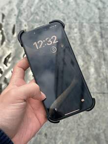 1pc Luxury Designer Alien Arc Phone Case + Glass Camera Film Compatible With Iphone 16 15 14 13 Pro Max Plus Cool Camera Protection Anti-Drop Soft Silicone Cover - 黑色 - 查看 12