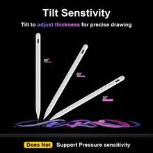 Bút cảm ứng tương thích với iPad thế hệ 11 và 10 - Sạc nhanh gấp 2 lần, chống nghiêng và chạm lòng bàn tay, tương thích với iPad Pro 12.9/11/M4, Air 5/M2, Mini 6, dành cho iPad thế hệ 6-11 (2018-2025) - Nhiều màu - Xem 5