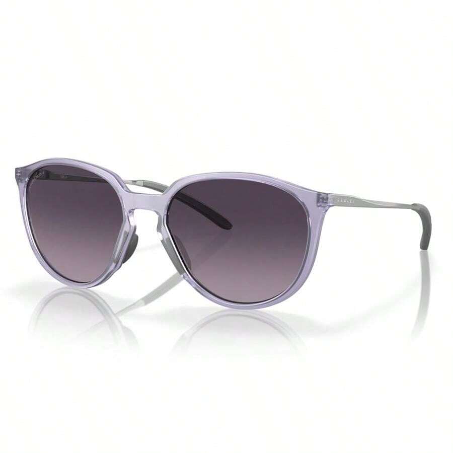 Oakley Sielo Sunglasses | | Women Sunglasses - Màu tím hoa cà mờ trong suốt / Màu xám ánh kim chuyển sắc - Xem 1