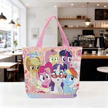 Hasbro Cartoon Cute Pony Theme Children's Handbag, Girls' Shoulder Tote Bag, Student Satchel, Birthday & Children's Day Gift - Multicolor - View 13