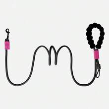 1.85m/6ft Padded Handle Dog Leash, 1cm Thick Reflective Nylon Pet Walking Lead For Medium & Large Dogs - Multicolor - View 1