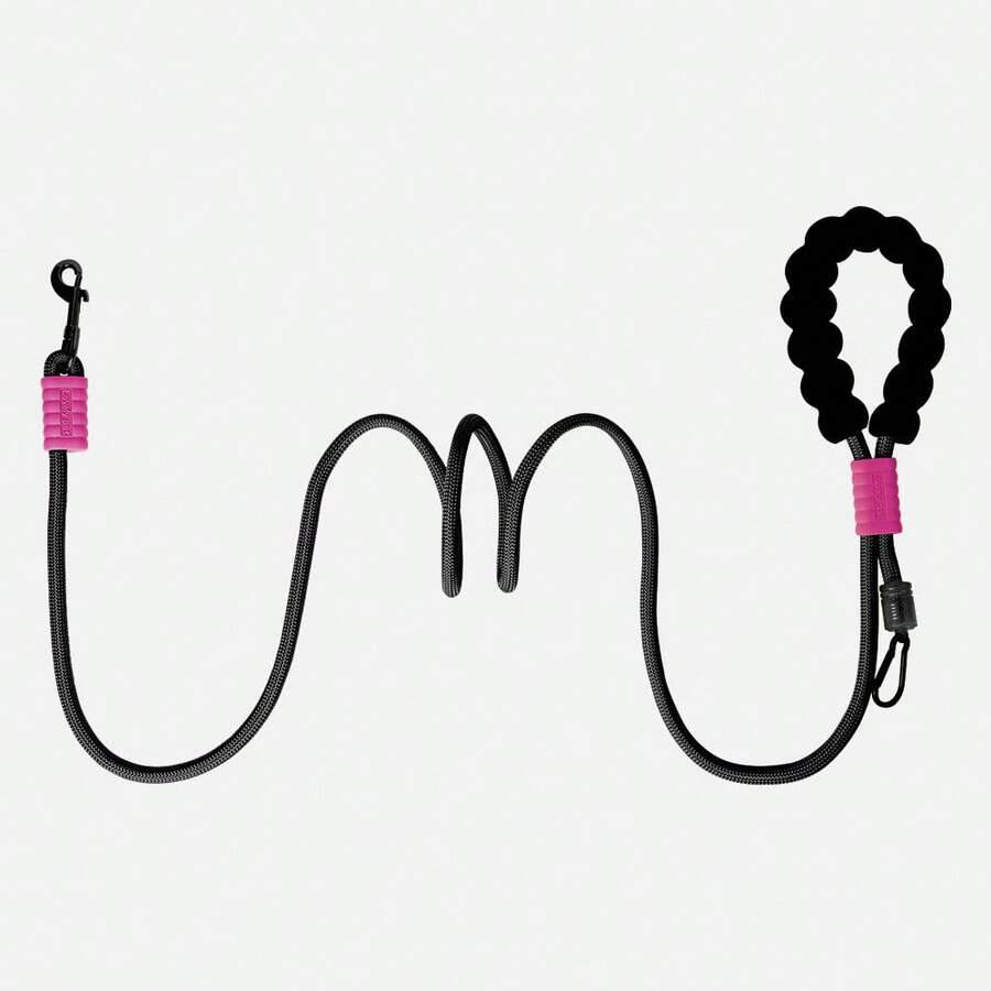 1.85m/6ft Padded Handle Dog Leash, 1cm Thick Reflective Nylon Pet Walking Lead For Medium & Large Dogs - Multicolor - View 1