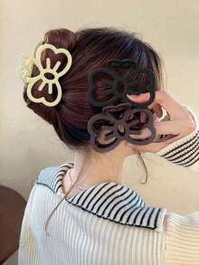 1/3 chiếc kẹp tóc hình nơ mèo bằng nhựa rỗng dễ thương, phù hợp với mọi loại tóc, mọi dịp, quà tặng ngày lễ. - Nhiều màu - Xem 5