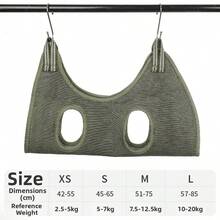Pet Grooming Hammock For Dogs & Cats, Hanging Pet Nail Trimming Fixing Holder With Hooks, Anti-Scratch Restraint Bag For Nail Clipping & Medicine Feeding - View 14