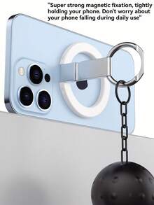 Magnetic Phone Ring Holder - Multiple Color Options, Ring Holder, Suitable For Phones, Phone Grips And Phone Accessories | Alloy Material Phone Holder | Durable Phone Holder, (Includes One Metal Plate,) - Multicolor - View 5