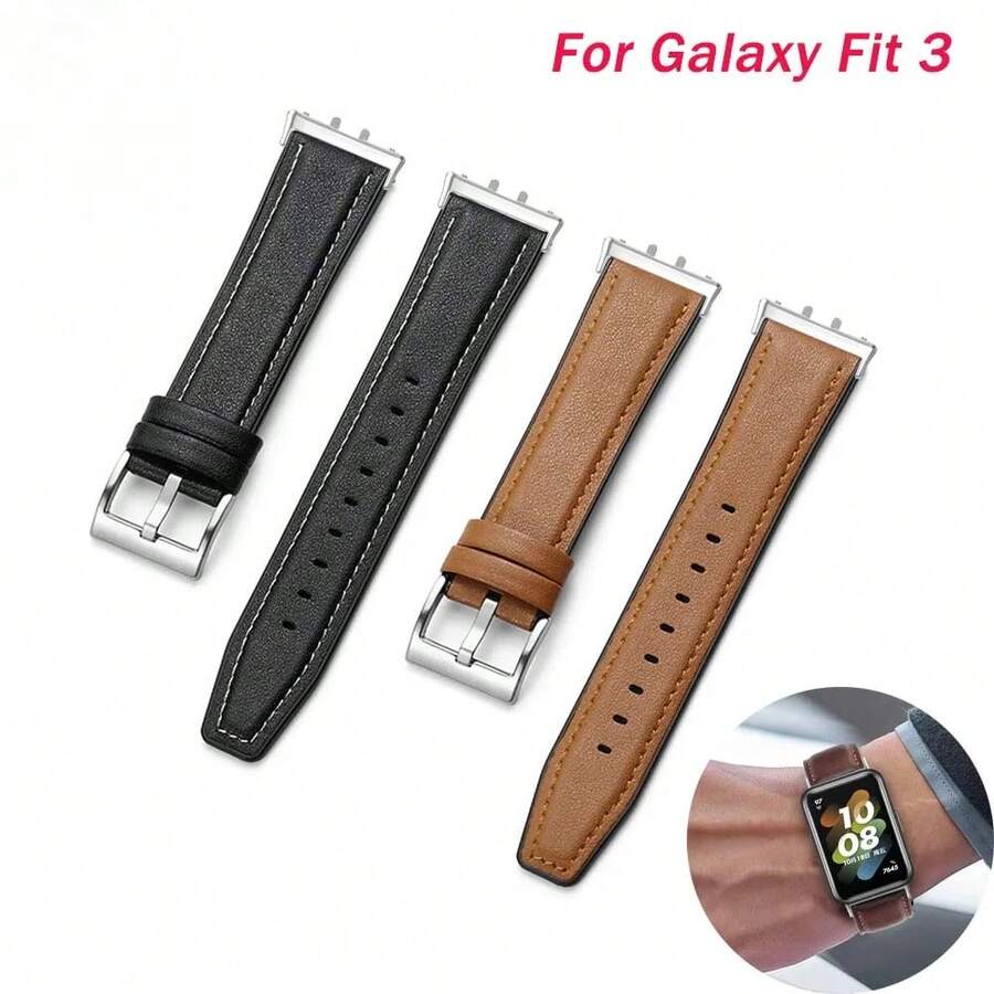 1条PU皮革表带，适用于三星Galaxy Fit 3