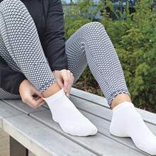 Sock Snob Sock Snob - 4 Pairs Mens Bamboo Breathable Low Cut Ankle Trainer Socks - Black - View 4