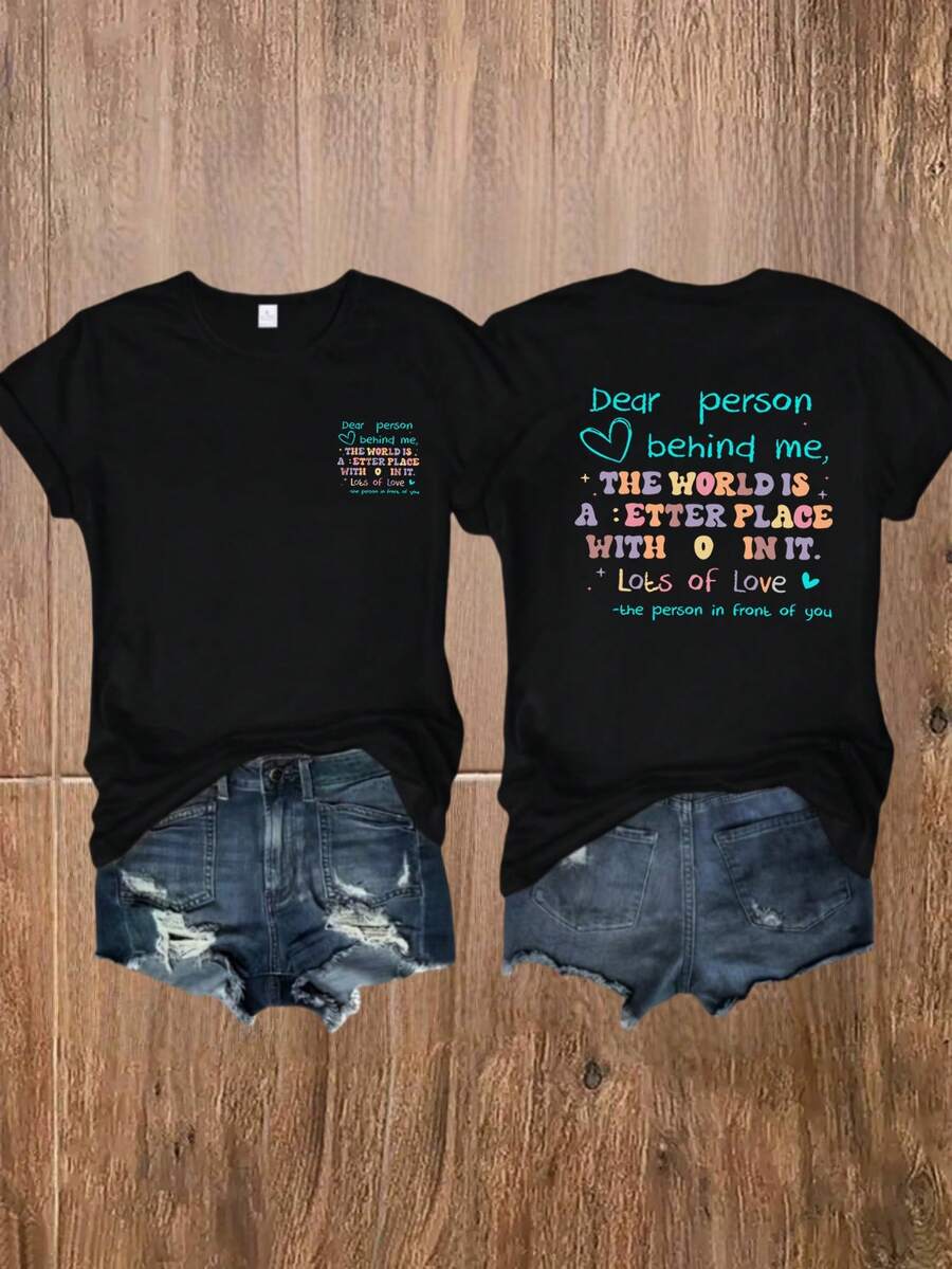 Women T-Shirts - Black - View 1