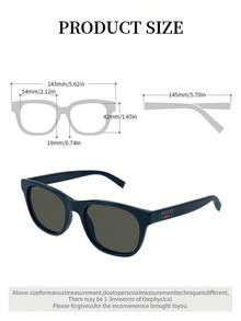 Kính thời trang dáng vuông nhỏ cổ điển dành cho nam và nữ, gọng acetate màu đen, kiểu dáng thường ngày, hiệu GUCCI GG1985S-001 54. - màu đen - Xem 6