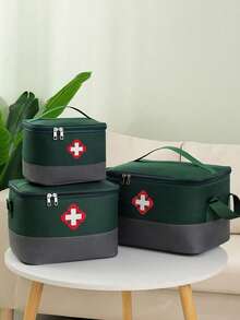 Modern Style Medical Storage Bag, Travel First Aid Kit, Portable Medicine Box For Home And Travel - Multicolor - View 3