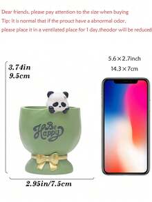 [Vui nhộn] Bó hoa cây mọng nước dễ thương, sáng tạo, hoạt hình, chậu hoa nhỏ hình mèo, gấu trúc, thỏ, cừu, quà tặng trong chậu. - A - Xem 13