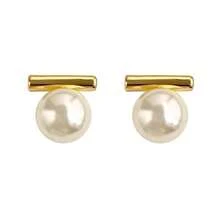 1 Pair Minimalist Gray Pendant Earrings - White - View 8