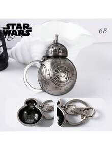 Star Wars 1个星球大战官方授权金属钥匙扣，包含千年隼、R2-D2、X翼战机和BB-8四种3D造型，可作包包挂饰，日常使用和收藏皆宜，是星球大战粉丝的理想礼物。 - 多色1 - 查看 11