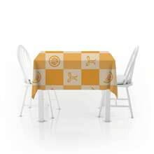 1pc Vibrant Lemon Bow Tablecloth, High Quality, Suitable For Spring/Summer Dining, Festivals, Indoor/Outdoor Use, Home Kitchen Decor, Restaurant Gift, Outdoor Decoration - Multicolor - View 6