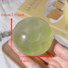 A Green Grape-Shaped Handmade Ball Toys DNA Ball - Stress Relief Toy - Clarity And Focus Tool - Sensory Squeeze Toy In Popular Green, Carnival Prize, Birthday Gift Bag, Fun Toy Ball Suitable For Sharing With Friends - Bánh nho xanh làm thủ công - Xem 6