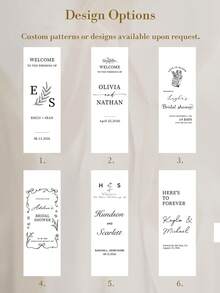 1pc Custom Wedding Welcome Banner, Custom Text,Custom Text Bridal Shower Banner, Bachelorette Party Backdrop Decoration,Minimalist Wedding Entrance Decoration - Multicolor - View 7