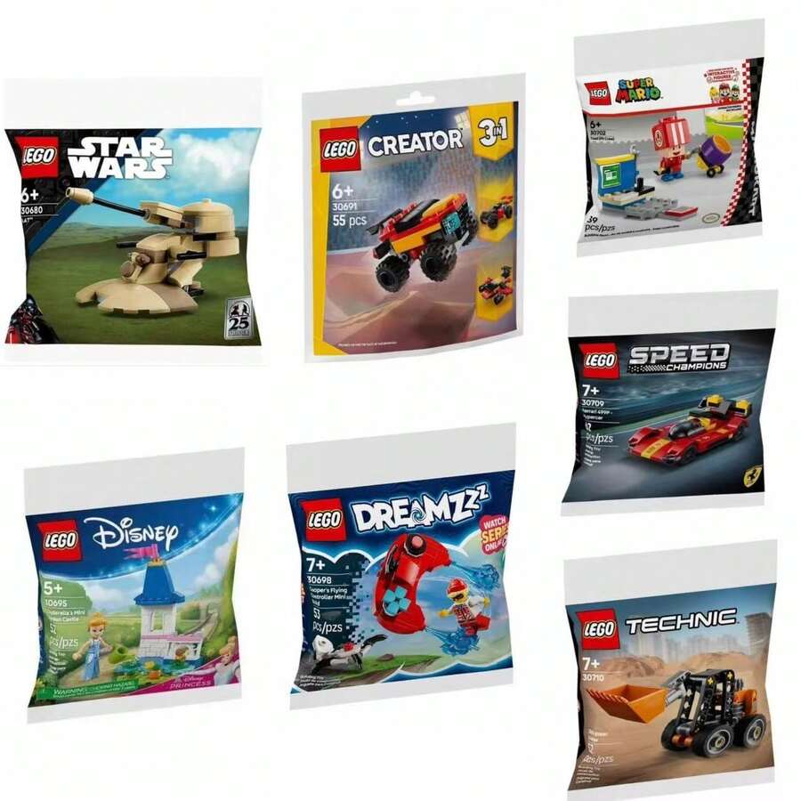 Bộ đồ chơi xếp hình LEGO 30680 30691 30695 30698 30702 30709 30710 - Đồ chơi giáo dục dành cho trẻ em - Quà tặng - Nhiều màu - Xem 1