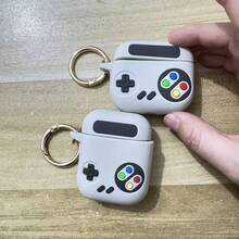 适用于 Pro/Pro2/4/3/1/2 的硅胶保护套，游戏手柄风格 - 白色 - 查看 2