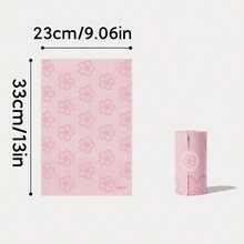 120 túi/8 cuộn đựng chất thải thú cưng hương hoa anh đào hồng, túi rác cuộn dùng một lần dày dặn, thích hợp để dọn dẹp mọi loại chất thải của thú cưng, dụng cụ vệ sinh thú cưng tiện lợi. - Hồng - Xem 4