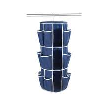 Avilia Porta Scarpe Rotondo Appendiabiti 3 Piani - Blu - Visualizzare 4