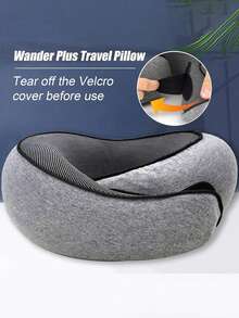 U-Shaped Neck Pillow, Comfortable Memory Foam Travel Pillow, With Breathable Pillowcase, Portable Detachable Outdoor Airplane Travel Pillow Set, Memory Foam Neck Pillow, Snail Neck Pillow, Travel Pillow, Neck Pillow, 360° Travel Neck Pillow, Machine Washable, Suitable For Airplanes, Offices, Cars, And Home Leisure. - 彩色 - 查看 3