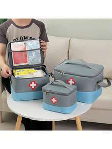 Modern Style Medical Storage Bag, Travel First Aid Kit, Portable Medicine Box For Home And Travel - Multicolor - View 6