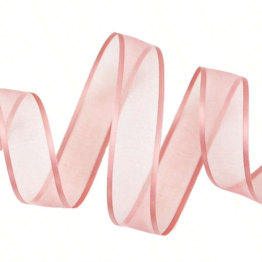 5m/Roll 2.5cm Wide Satin Ribbon, Gift Wrapping, Baking Decor Ribbon, Valentine's Day Gift Bouquet Wrapping, Wedding Decor, Hair Accessory Decor, Handmade DIY