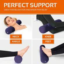 1 chiếc gối trụ bơm hơi, khoảng 37 inch, gối dành cho người nằm nghiêng, thích hợp cho du lịch và cắm trại, gối trụ nâng đỡ cổ. - Nhiều màu - Xem 7