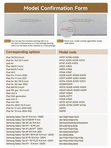 2026款豹纹、百合花和樱花图案平板电脑保护套，兼容iPad Air 8 (M4) 2026款（11英寸）/2026款（13英寸）、9.7/10.2/10.5/10.9/12.9英寸/iPad Pro 11/A16、第十代、Galaxy Tab S6 Lite 10.4英寸、Kindle Paperwhite第十二代（2024款）、Kindle（第十一代至2024款），柔软防震保护，智能睡眠/唤醒功能，Y型折叠支架，多角度观看，Y2K风格 - 彩色 - 查看 8