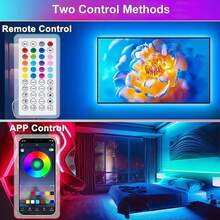 LED Light Strip,USB Music Synchronization Bedroom Smart Light Bar, Atmosphere Light Strip, Supports App Control, Adjustable Color Temperature, Suitable For Decoration During Valentine's Day, Weddings And Parties - ánh sáng đa sắc - Xem 3