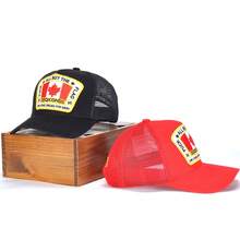 Casquette de camionneur unisexe, casquette de baseball, casquette à mailles ajustable et respirante, snapback, protection solaire extérieure, festival, voyage - Noir - Voir 2