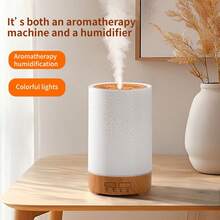 150ml Humidificador con apagado automático y luces LED de colores, difusor de aromas de niebla fría portátil, alimentado por USB para el hogar, la oficina y habitaciones pequeñas - Mist - Ver 5