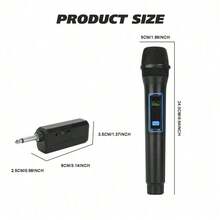 LMBGM无线手持麦克风，可充电手持麦克风，8小时续航，适用于直播/卡拉OK/会议，即插即用 - 查看 2