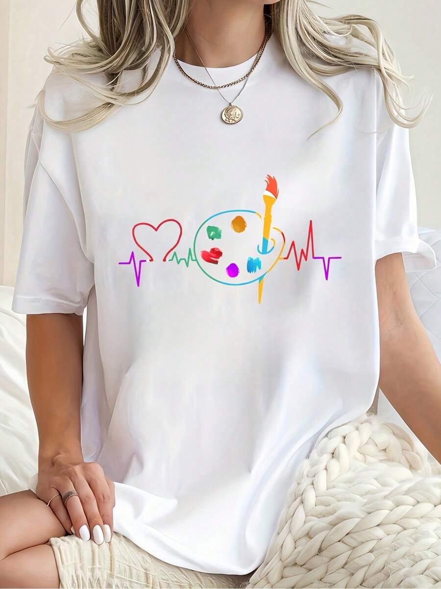 Women T-Shirts - White - View 1