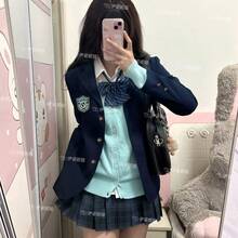 Cosplay Clothing - Navy Blue Jacket, Comes With an Upgraded Badge - View 3