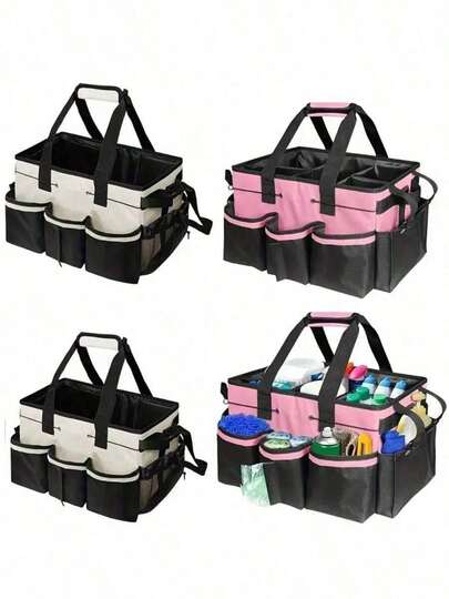 1pc Large Capacity Outdoor Storage Bag, Camping Organizer Bag, Cleaning Tool Organizer Bag, Multi-Functional Storage Bag, Crossbody Handheld Portable Cleaning Tool Waist Pack, Outdoor Tool Bag, Outdoor Storage Bag, Multi-Functional Storage Bag, Sports Storage Bag, Indoor Storage Bag, Home Storage Bag, Clothes Storage, Shoes Storage, Outdoor Miscellaneous Storage