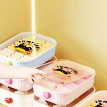 1pc Dopamine Compartment Sock Storage Box, Wardrobe Organization Essential - Compartment Storage Box - View 2