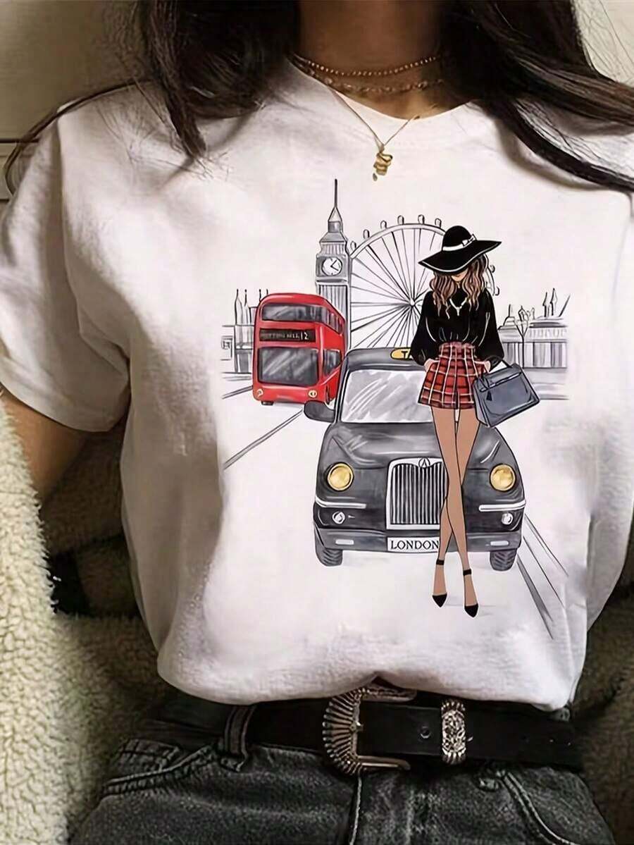 Women T-Shirts - White - View 1