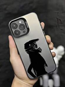 1个摩托车女孩剪影IMD磨砂手机壳，兼容 17/17Pro/17 Pro Max/16/16 Pro/16 Pro Max/15/15 Pro/15 Pro Max/14/14 Pro/14 Pro Max/13/13 Pro/13 Pro Max/12/12 Pro/12 Pro Max/11/11 Pro/11 Pro Max及系列 - 彩色 - 查看 3