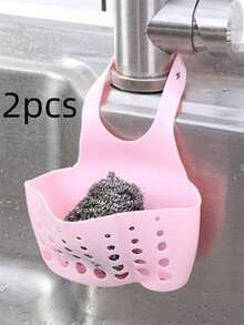 1/2 piezas Estante ajustable multicolor para colgar bolsas en el fregadero de la cocina - Talla única - Ver 14