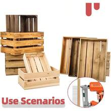 2500/4000Pcs F30/F25/F20 + 1600Pcs T50 Galvanized Wood Nails Right Angle Electric Pneumatic Nail Gun Accessories Hardware Fasteners For Carpentry Gardening Household Repair - A - View 11