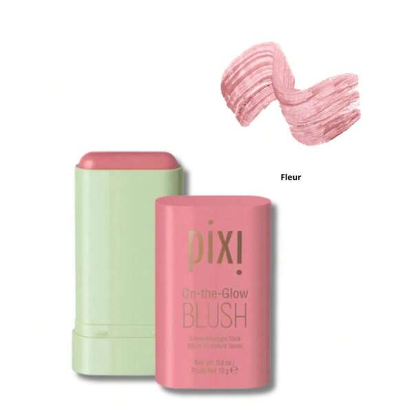 Pixi Blush Stick On The Glow 19g  Bastão Facial, Efeito Glow, Hidratante, Fácil de Aplicar