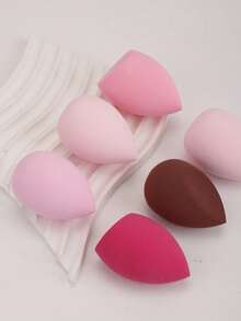 Large Size Non-Absorbent Wet & Dry Makeup Sponge, Random Assortment, Suitable For Makeup Application And Concealing, Portable, Christmas Gift For Friends, Puff, Makeup Sponge, Travel Essentials, Travel Essentials, Powder Puff, Hair Accessories, Accessories, Makeup Tools, Cheap - Multicolor - View 5