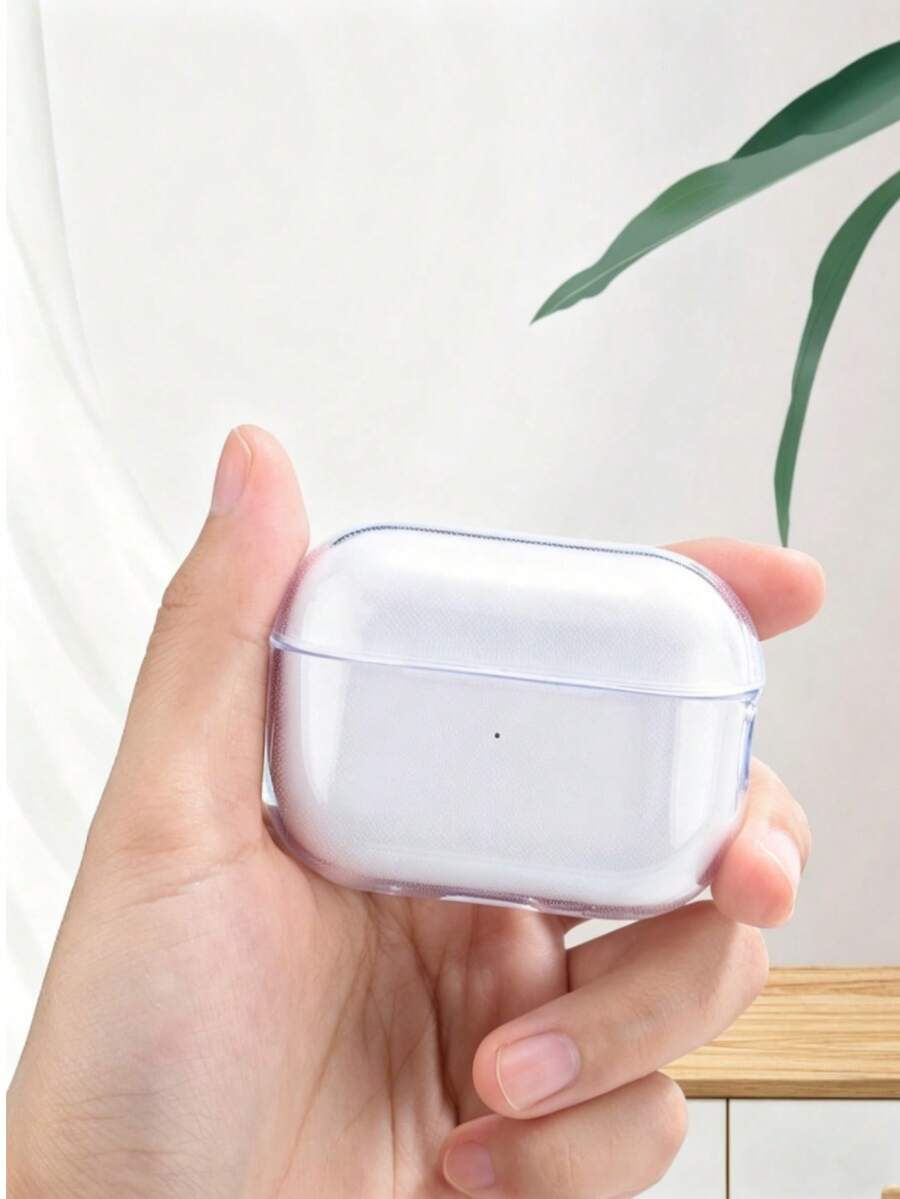 适用于苹果耳机的透明TPU材质保护套，适用于无线蓝牙耳机。 - 無色 - 查看 1