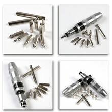 Bộ tua vít đa năng 13 món, 1 hộp bao gồm 13 đầu tua vít dùng cho máy siết vít, đầu tua vít kim loại, đầu đục, dụng cụ tháo vít đa năng, bộ dụng cụ tháo lắp và sửa chữa. - A - Xem 5