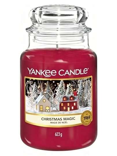 Large Christmas Magic Scented Candle | Burn Time Up To 150 Hours | Perfect Christmas Gift For Women