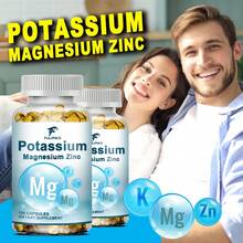 Fulimiks Potassium Magnesium Zinc Supplement, With Potassium, Support Electrolyte Balance & Leg Cramp Relief - 2 bottle-Value choice - 查看 1