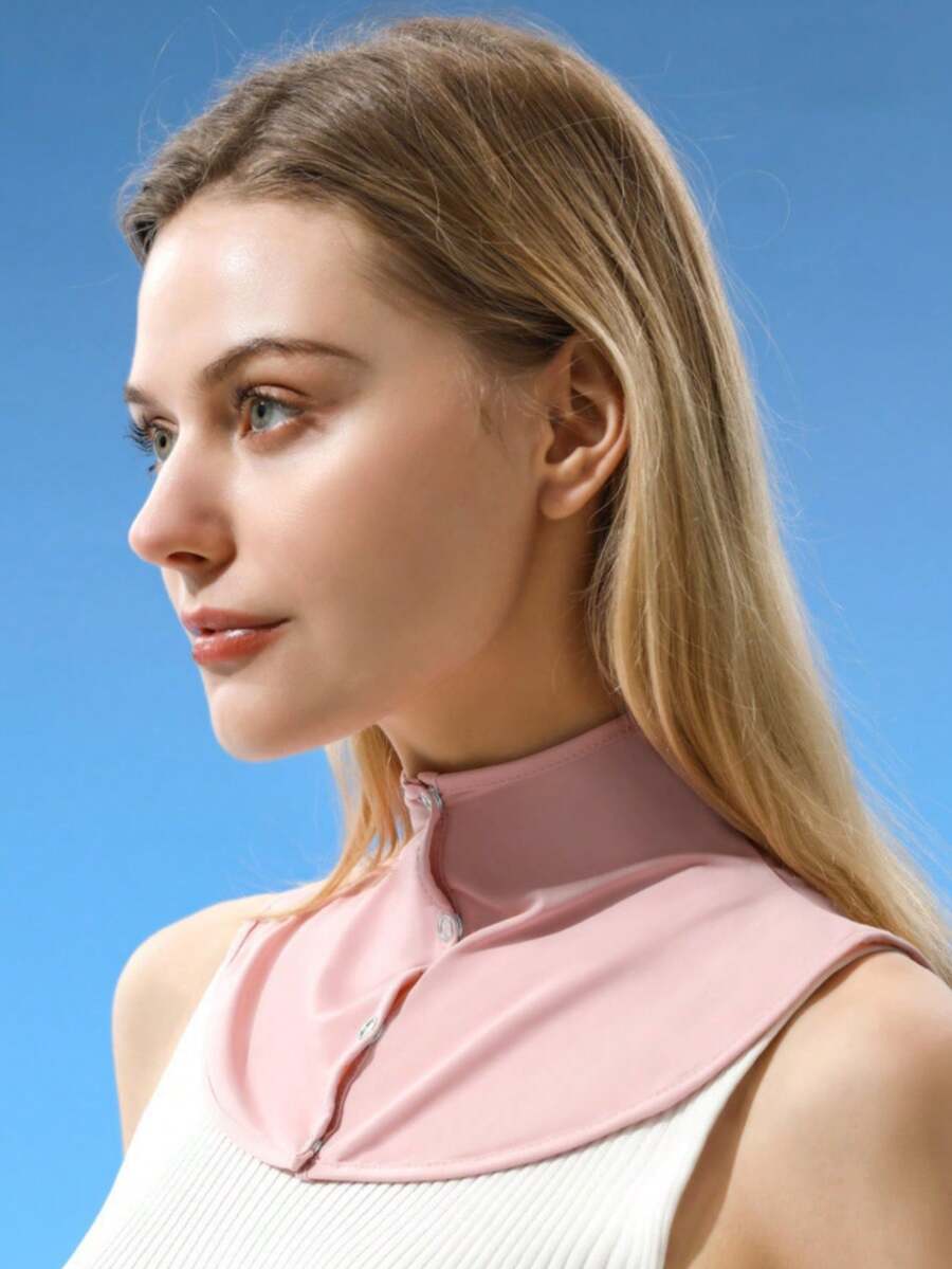 1pc Ice Silk Neck Guard Shawl For Men And Women, Breathable Lightweight Sun Protection Scarf For Outdoor Travel, Driving And Cycling - Multicolor - View 1