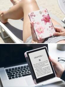 Ayotu 这款百合花与标语平板电脑保护套兼容 iPad Air 8 (M4) 2026 (11/13 英寸)、Air 11 英寸 M3 2025 / M2 2024、Air 第五代 2022、(A16) 11 英寸第十一代 2025，也兼容三星 Galaxy Tab 和 Kindle Paperwhite 第十二代 2024。透明背壳，时尚图案保护套，具备自动休眠和唤醒功能，气囊保护，适合作为礼物和办公用品。 - 彩色 - 查看 10